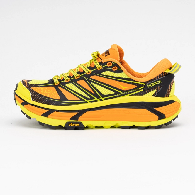 Hoka Mafate Speed 2 Trainers - Electric Tangerine / Hoka Citrus