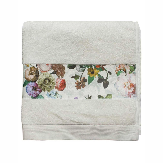 ESSENZA Fleur Handdoek katoen paars 60x110 cm