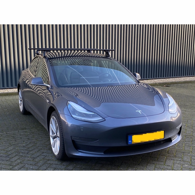 Barres De Toit Aluminium Pour Tesla Model Y (2019-2024) - Antivol, Légères, Aérodynamiques - Pour Porte-vélos, Coffre, Kayak