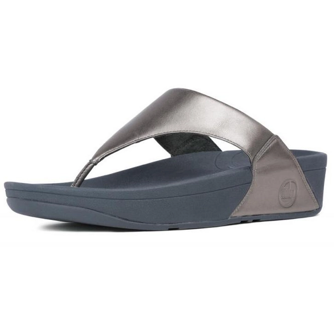 FitFlop Lulu Toe Post Pewter | Onlybrands