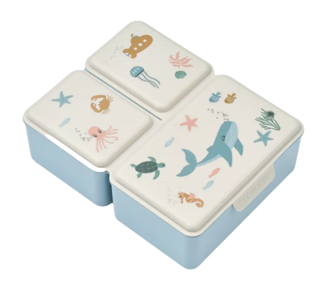 Lunchbox Liewood Driss Sea Creature Sandy Equipementaventure Lunchbox Liewood Driss Sea Creature Sandy Equipementaventure