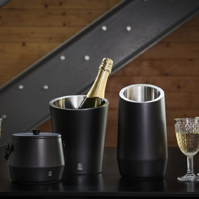 Wine Cooler Leopold Vienna Bar Collection Matte Black Cookwarestore