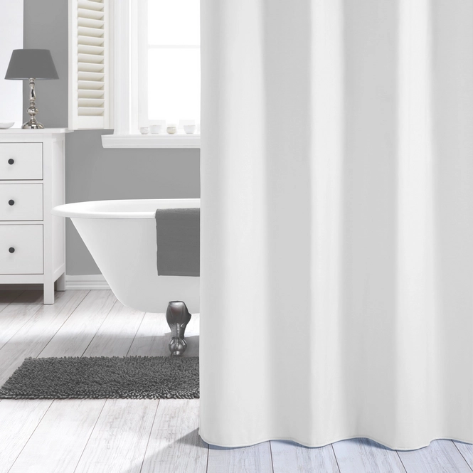 Shower Curtain Sealskin Madeira White (240 x 200 cm) Bathroom Boutique