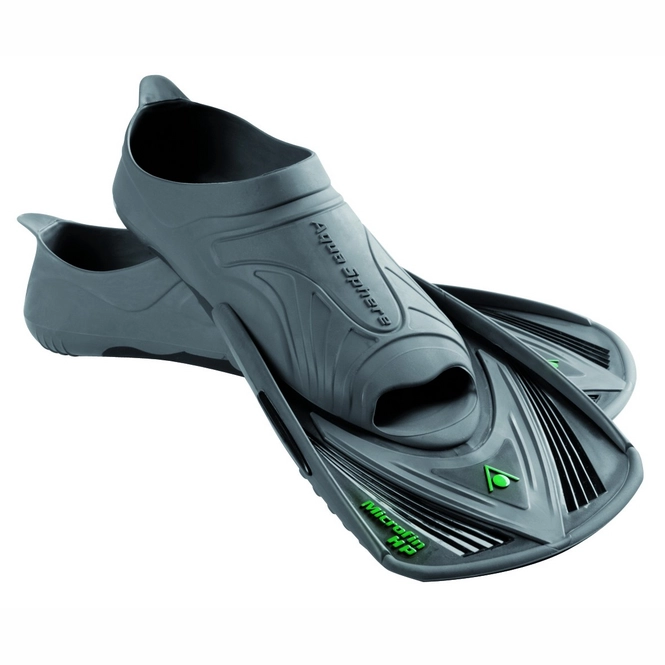 Palmes D'Entraînement Aqua Sphere Micro HP - Courtes, Rigides, Taille 38-39, Pour Nageurs Avancés
