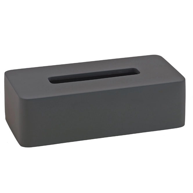 Tissue Box Holder Aquanova Ona Dark Grey Bathroom Boutique