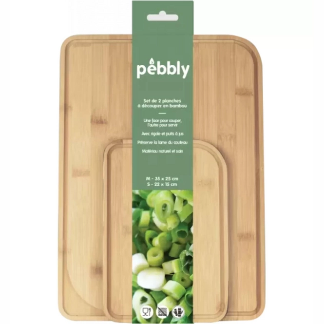 Planche à Découper Bambou 37x29cm Avec Rigole - Naturelle Et Écologique