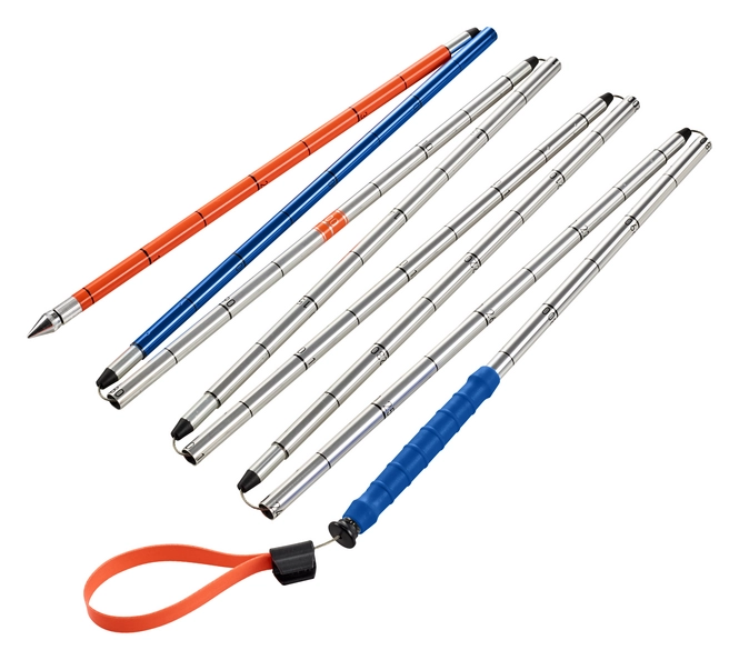 Ortovox Alu 320+ PFA Avalanche Probe - 320cm Extendable Aluminum With Replaceable Tip