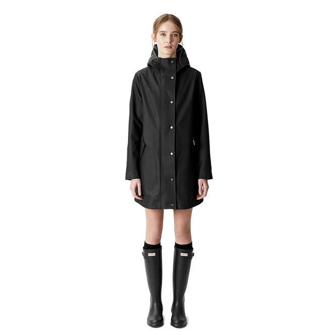 Raincoat Hunter Women's Original Rubber Hunting Black Etrias Brands