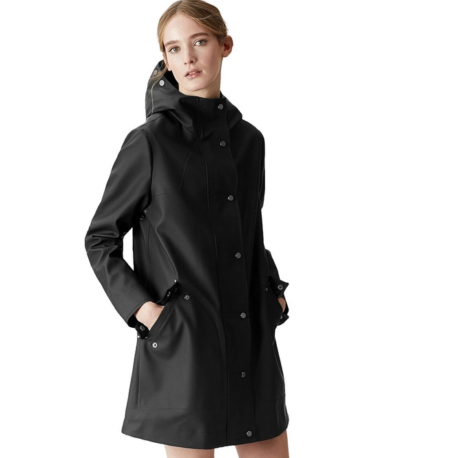Raincoat Hunter Womens Original Rubber Hunting Black Outdoorsupply.co.uk