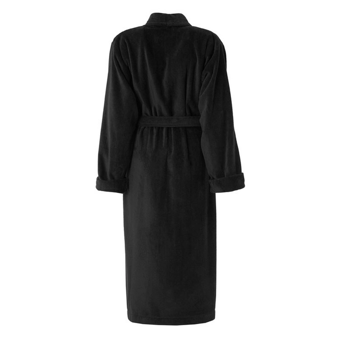 Dressing Gown Seahorse Pure Black Bathroom Boutique
