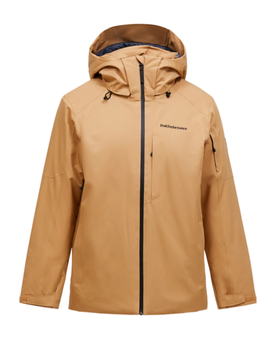 Ski Jacket Peak Performance Men Maroon HIPE 2L Insulated Shell Jacket ...