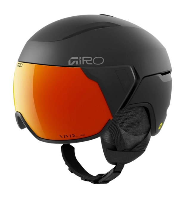 Skihelm Giro Unisex Orbit Spherical Mattee Black/Vivid Ember ...