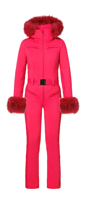 Angele Ski Suit Faux Border