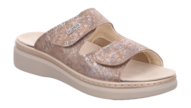 Modieuze Rohde Slippers met klittenband Reptielenprint kopen? ✔️ Tot 10% korting
