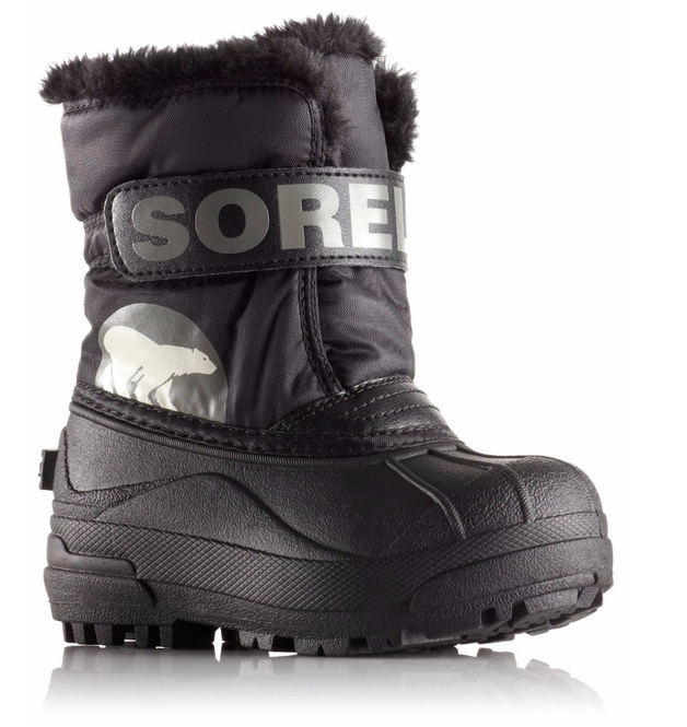 Sorel Snowboot Snow Commander Children Black Regenlaarsexpert