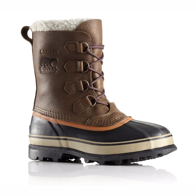 sorel men's caribou wool lined boots