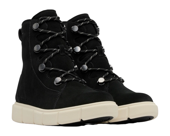 Sorel Women Explorer III Joan WP Black Chalk | De Schoenenfabriek