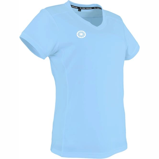 Tennis Shirt The Indian Maharadja Girls Kadiri Blue | Tennisplanet.co.uk