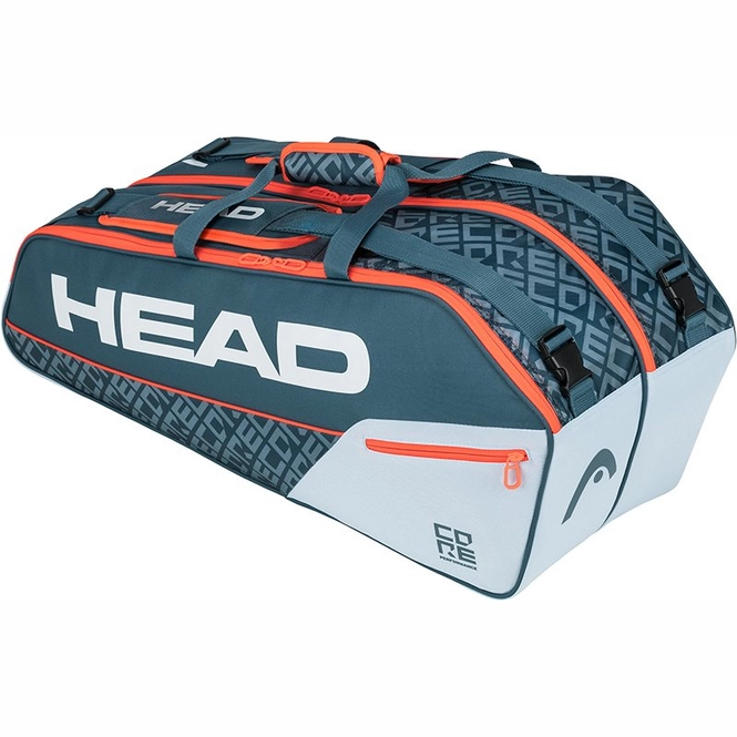 Tennis Bag HEAD Core 6R Combi Blue Orange 2019