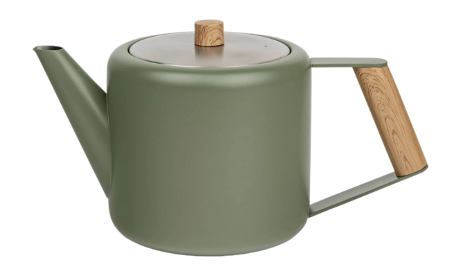 Théière Boston Duet 1,1L Blanc Mat – Acier Inoxydable Double Paroi – Design Élégant Et Isotherme