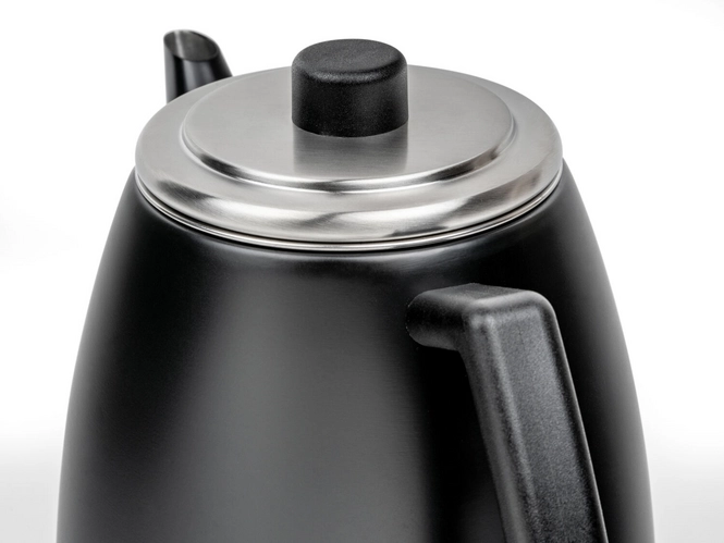 Théière Bredemeijer Duet Eva 1,1L - Noir Mat, Inox Et Verre