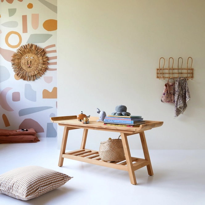Tikamoon - Pampa - Lage console voor kinderen van massief teakhout ...
