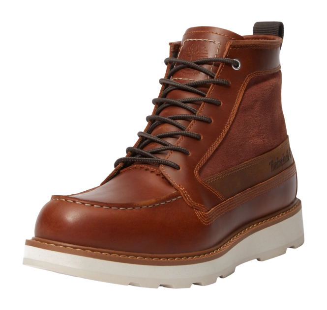 Timberland Men Britton Mills Mid Lace Up Waterproof Boot Rust Full ...