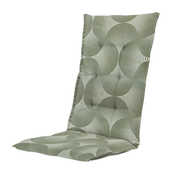 Tuinkussen Madison Napels Rondo Kaki Water Reppelent Coating Hoge Rug ...