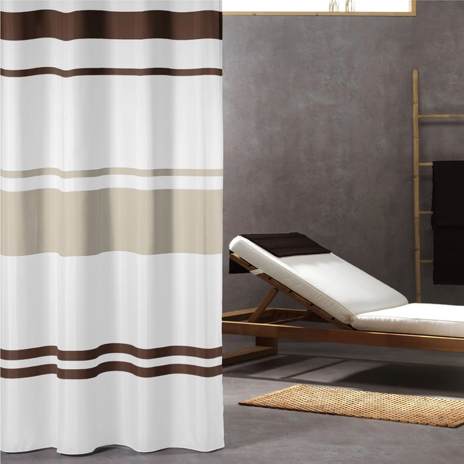 Douchegordijn Sealskin Urban Brown Badkamerstore