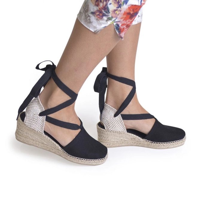 Espadrillas Toni Pons Calonge - Zeppa 7cm In Juta Vegane Donna, Stile Valencia - Foto 8