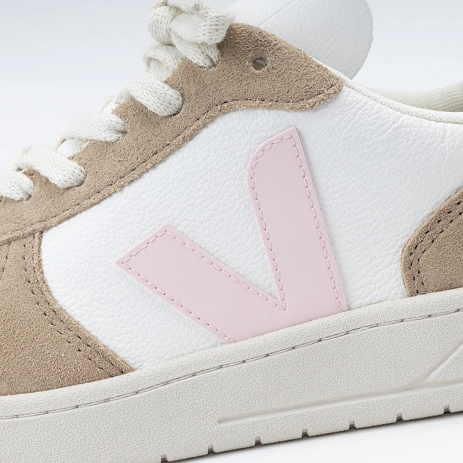 VEJA | Buy V-90 ZZ O.T Leather - White/Pierre/Almond Online | Good As Gold, NZ