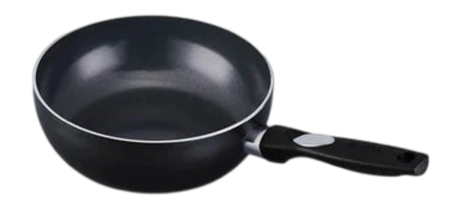 KitchenAid Classic Gesmeed Antiaanbaklaag 24cm Pannenkoekenpan, Zwart