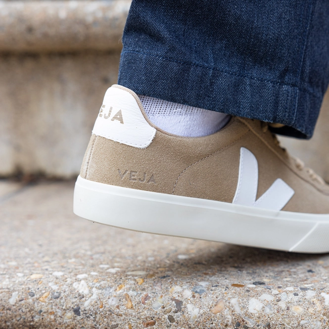 campo suede natural white