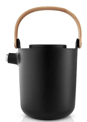 Eva Solo - Vacuüm Thermoskan met Theefilter, 1 L, Zwart - Eva Solo | N