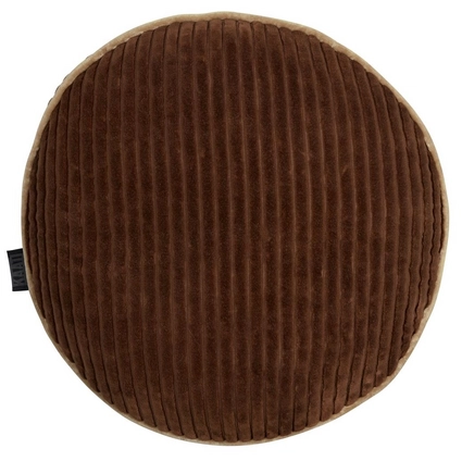KAAT Amsterdam Perdy Sierkussen Ø 40 cm - Bruin