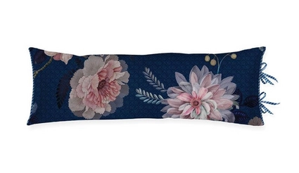 Pip Studio Tokyo Bouquet Sierkussen 30 x 90 cm - Donkerblauw
