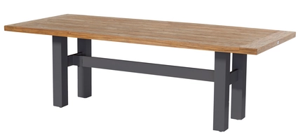 Hartman Yasmani Tuintafel L240 X B100 X H75 - Vintage Bruin Teakhout -