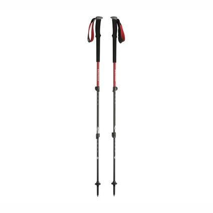 BLACK DIAMOND Afstand Carbon FLZ Trekking- en hardloopstokken, Paar Opvouwbaar, Ultra Lichtgewicht, Verstelbare Lengte Koolstofvezel Wandelstokken, Desert Sky, 125 cm