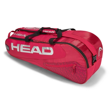 Tennis Bag HEAD ELITE 6R Combi Red | Tennisplanet.co.uk