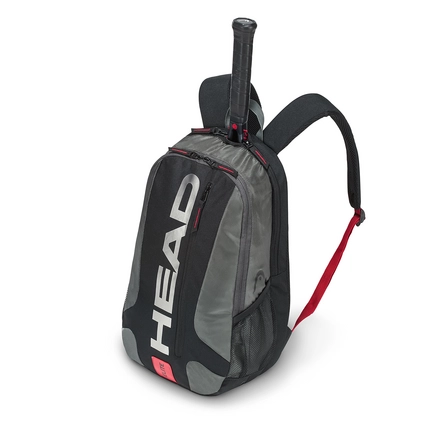 Tennis Rucksack HEAD ELITE Backpack Black Red | Tennisplanet.co.uk