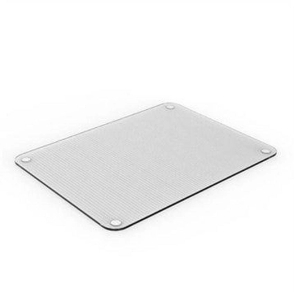 Planche Multifonctions En Verre Trempé 40x50 Cm Pebbly - Pour Cuisine, Découpe, Service - Anti-Dérapante