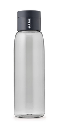 Joseph Joseph - Waterfles Dot - 600 ml, Grijs - Joseph Joseph