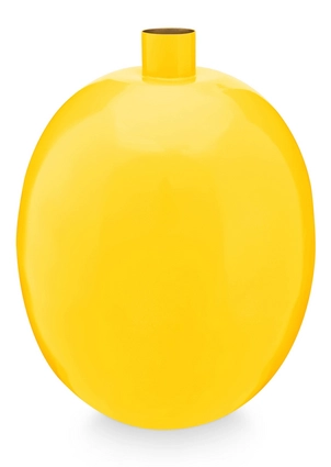 vtwonen Metal Vaas H 34,5 cm - Geel