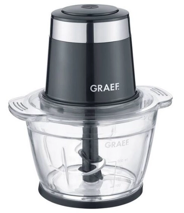 Foodprocessor Graef CH502 Zwart | Kookexpert