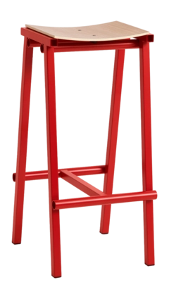 HAY Taburete 8 Barkruk High H 75 cm - Signal Red