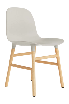 Normann Copenhagen Form Stoel - Eiken - Lichtgrijs