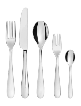 Alessi Bestekset Nuovo Milano - 5180S30 - 30 delig | 6 personen - door Ettore Sottsass