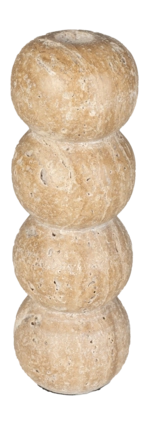Zuiver Rome Kandelaar Travertin  - Beige