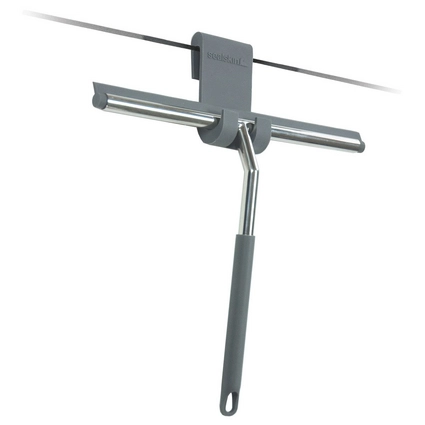 Sealskin Urban Deluxe Raamwisser inclusief flexibele Glashaak en Schroefhaak - RVS gepolijst