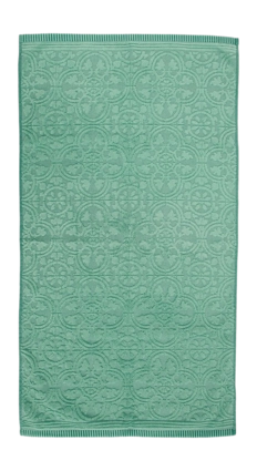 Pip Studio Tile de Pip - Douchehanddoek - Groen - 55x100 cm
